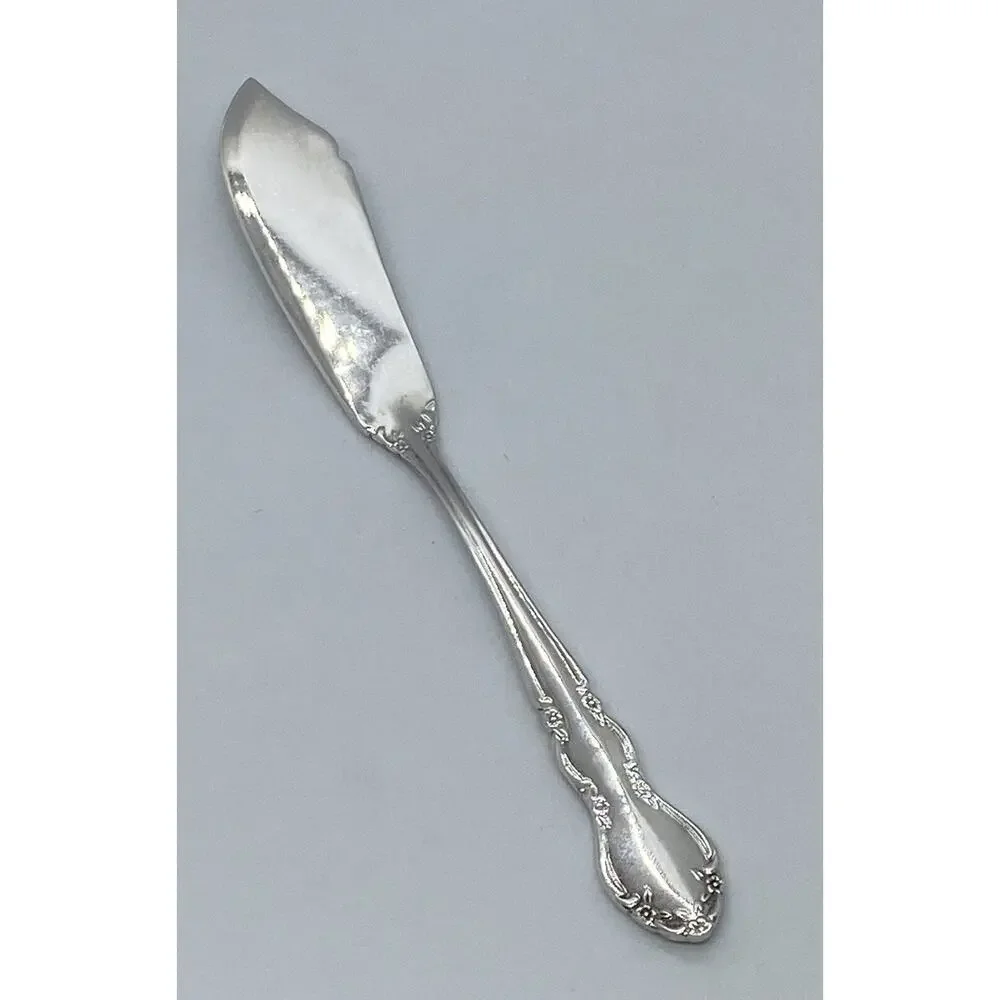 Butter Spreader Towle Supreme Cutlery BARONESS Silver Plate (E.P.) 6 3/4” Korea